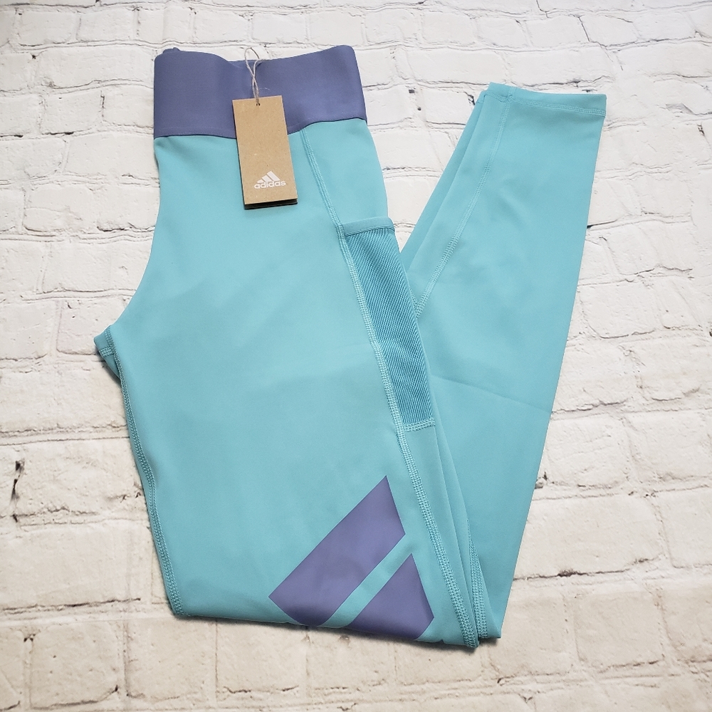 Adidas women's long tights. Adidas High-rise leggings.